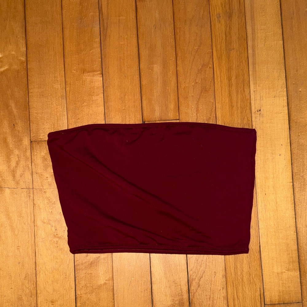 Burgundy Tube Top